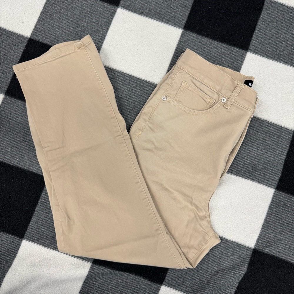 Express | Women’s Tan Boot Cut Flare Pants Size 6